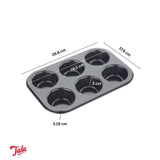 Tala non-stick 6 cup muffin tin (British brand)