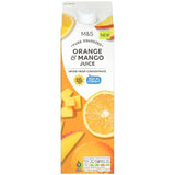 M&S orange mango juice carton 1L, imported from the UK