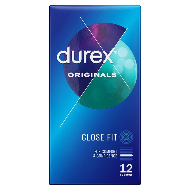 Durex close fit condoms 12 pack - British product