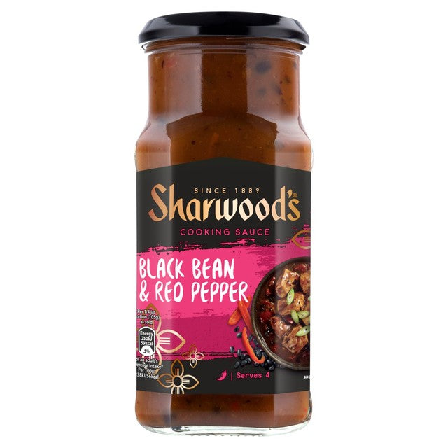 Sharwood's Stir Fry Black Bean Red Pepper Sauce 425g (British brand)