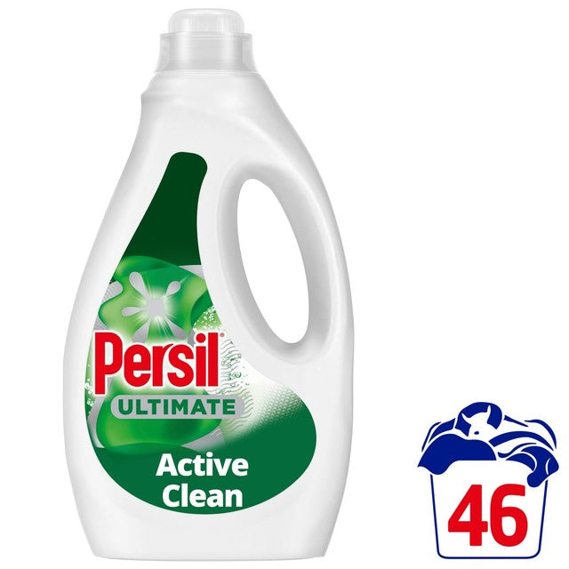 Persil Ultimate Active Clean Bio laundry detergent 1200ml, imported from the UK