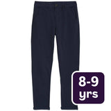M&S Cotton Rich Chinos Navy Boys' Trousers 8-9 Years