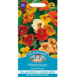 Mr Fothergills Nasturtium Jewel Mixed Flower Seeds 35 Seeds