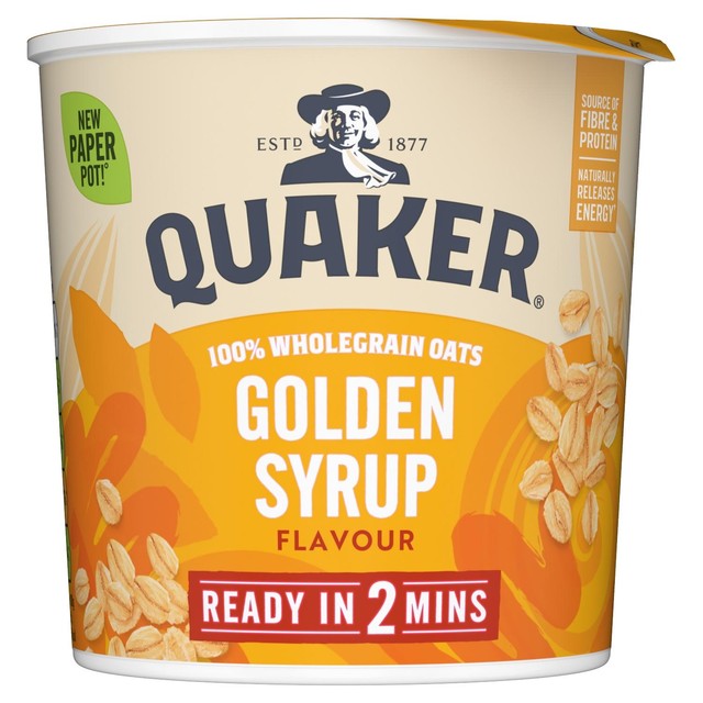 Quaker Golden Syrup Porridge Pot 57g (British brand)