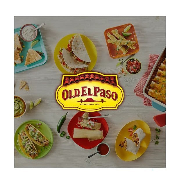 Old El Paso enchilada meal kit 750g, imported from the UK