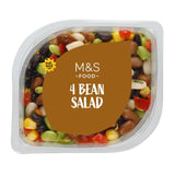 M&S Four Bean Salad in Mint Vinaigrette Prepared Salad 240g