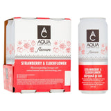 Strawberry and Elderflower Flavoured Sparkling Water 4 x 330ml
