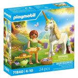 Playmobil Magical Unicorns Rainbow Flower Toy Playset
