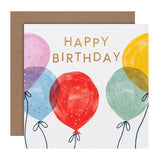 M&S Colourful Balloons Birthday Card 15x15cm