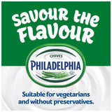 Philadelphia chives cream cheese 165g, imported from the UK