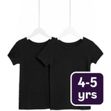 M&S thermal tops black for kids 4-5 years, imported from the UK