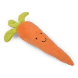 Petface Furry Carrot Plush Squeaky Dog Toy