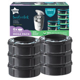 Tommee Tippee Twist & Click Nappy Bin Refill Cassettes Nappy Disposal 6 Pack