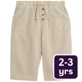 M&S Plain Trouser Neutral Children's Cotton Trousers 2-3 Years