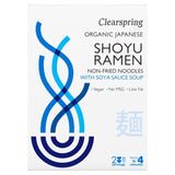 Clearspring Shoyu Ramen Noodles with Soya Sauce Soup 210g - British product