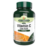Natures Aid Low Acid Vitamin C Tablets Immune Support Supplement 90 Tablets