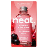 Neat body wash refill hibiscus and acai berry 50ml, imported from the UK