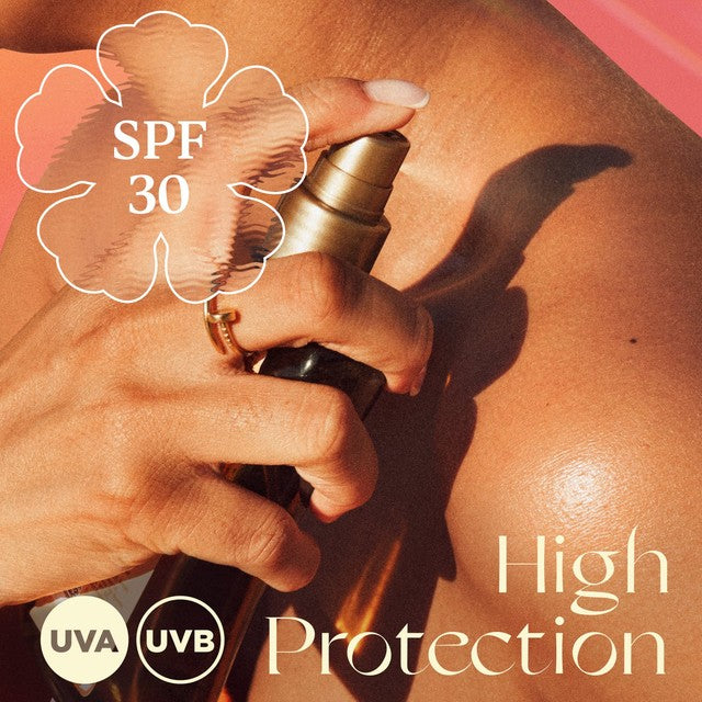 Hawaiian Tropic Glowing Protection SPF 30 sunscreen spray 200ml, UK version