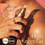 Hawaiian Tropic Glowing Protection SPF 30 sunscreen spray 200ml, UK version