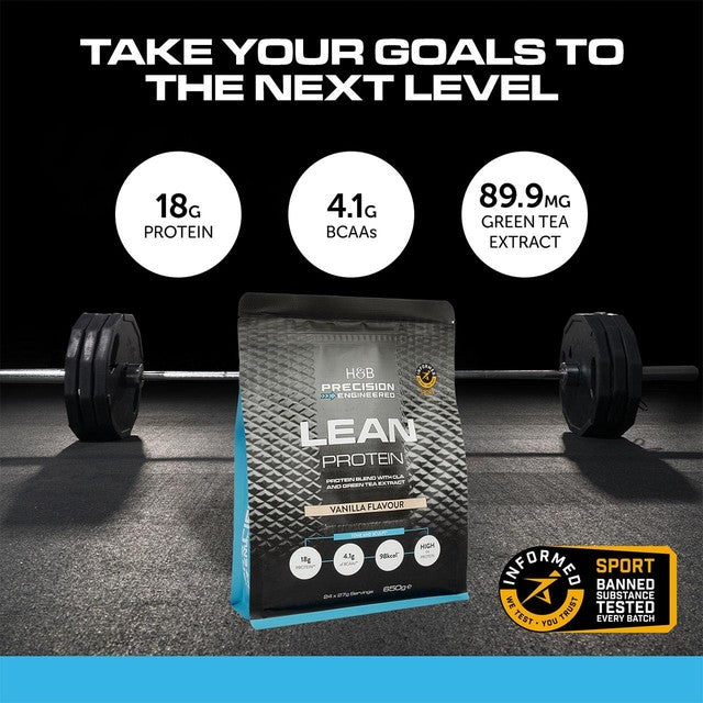 Precision Engineered Lean Protein Powder Vanilla 650g, imported from the UK