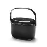 Addis Black/Grey Kitchen Food Compost Caddy 2.5L