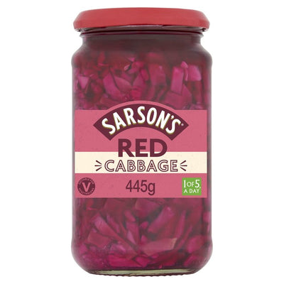Sarson's Sweet and Mild Red Cabbage 445g Jar