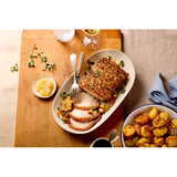 Packington half bone in pork loin joint 1.08kg, imported from the UK