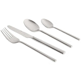 M&S Manhattan Brushed Silver cutlery set 16-piece, imported from the UK