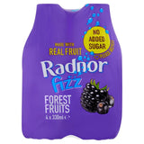Radnor Fizz Forest Fruits Flavoured Sparkling Soft Drink 4 x 330ml