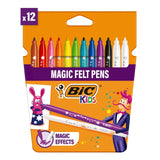 BIC Kids Magic Felt Pens Pack of 12 - British product