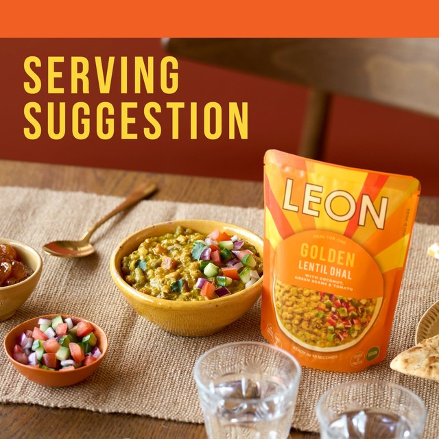 Leon Golden Lentil Dhal ready meal 250g, UK version