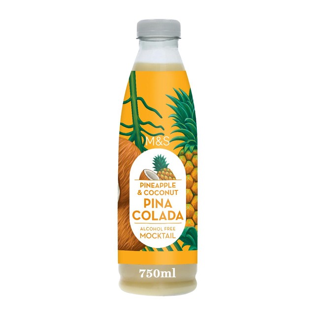 M&S Alcohol Free Pina Colada juice 750ml, imported from the UK