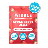 Wibble plant-based strawberry jelly crystals 57g (British brand)