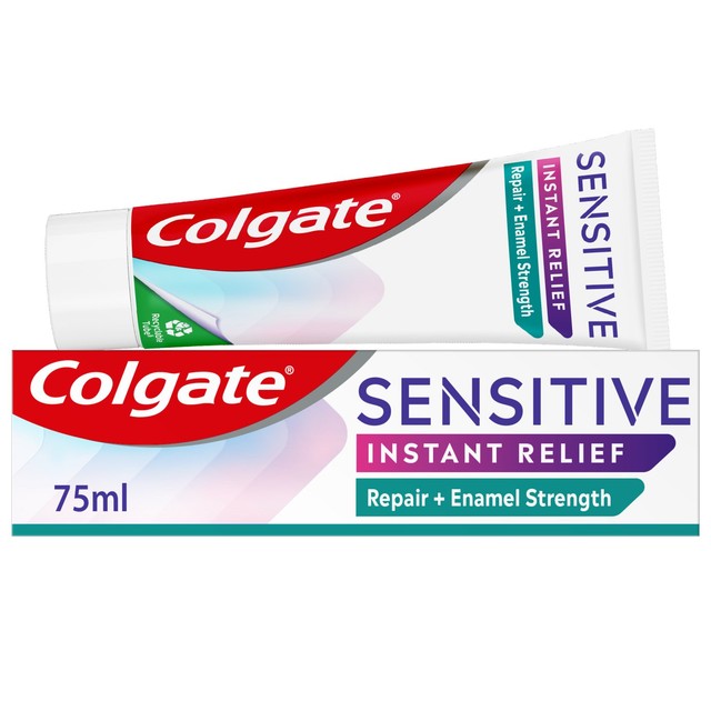 Colgate sensitive instant relief enamel repair toothpaste 75ml - British product