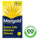 Marigold Extra Life Kitchen Gloves Large, imported from the UK