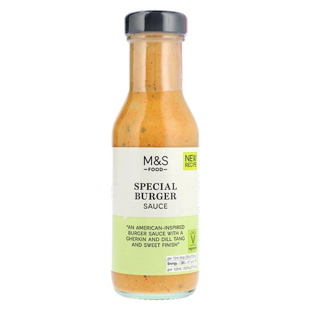M&S Burger Sauce Gherkin and Dill 250ml, imported from the UK