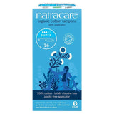 Natracare Organic Tampons Super Applicator 16 Pack