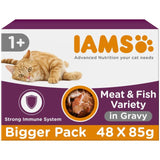 Iams wet cat food Land & Sea Collection 48 x 85g, UK version