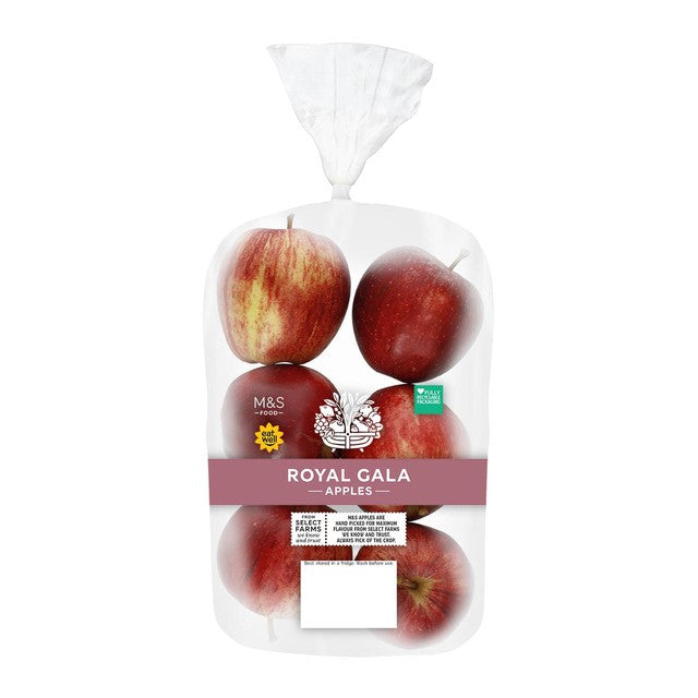 M&S Royal Gala Small Apples pack of 6, imported from the UK