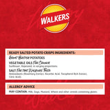 Walkers Ready Salted Multipack Crisps 12x25g