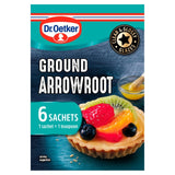Dr Oetker ground arrowroot sachets 6 x 8g - British product