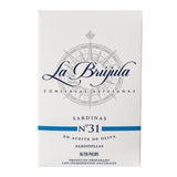 La Brújula sardinillas canned fish 115g (British brand)