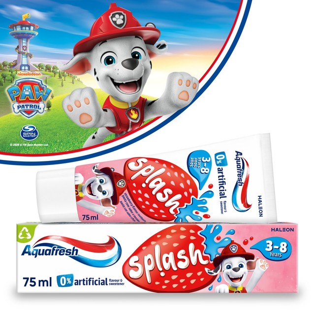 Aquafresh Paw Patrol Splash toothpaste 75ml - British product