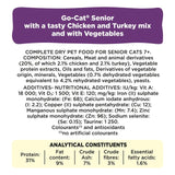 Go-Cat Senior Chicken dry cat food 2kg, UK version
