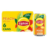 Lipton peach flavored ice tea in 330ml cans, UK version
