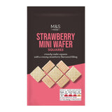 M&S Strawberry Mini Wafer Squares Biscuits 125g