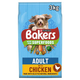 Bakers chicken with vegetables dry dog food 3kg - British product