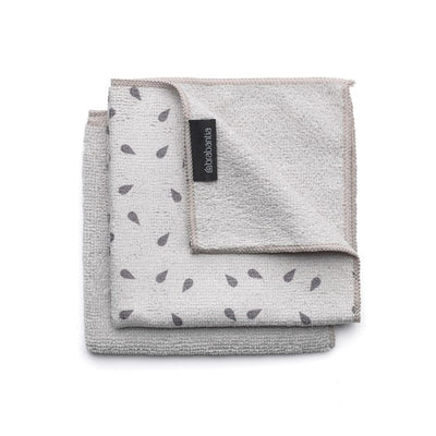 Brabantia Microfibre Light Grey Dish Cloths 2-Pack