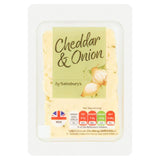 Sainsburys Cheddar Onion 200g