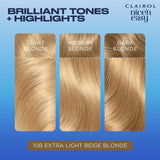 Clairol Nice'n Easy hair dye 10B Extra Light Beige Blonde - British product
